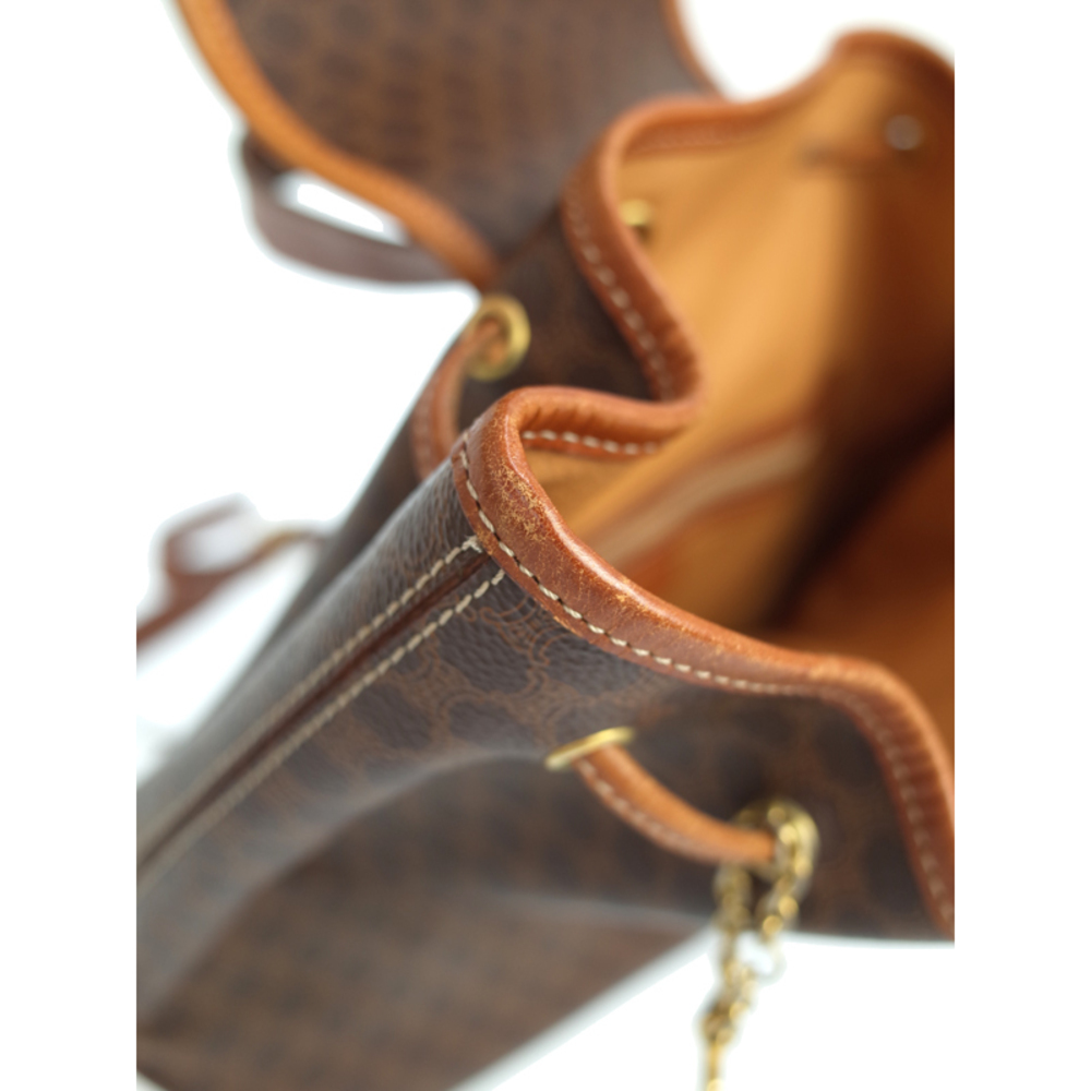 Celine Brown Rucksack Backpack Pattern Macadam - image 6